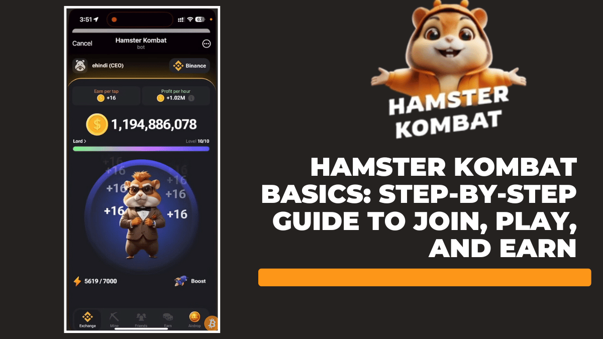 Hamster Kombat Basics Step-by-Step Guide to Join, Play, and Earn